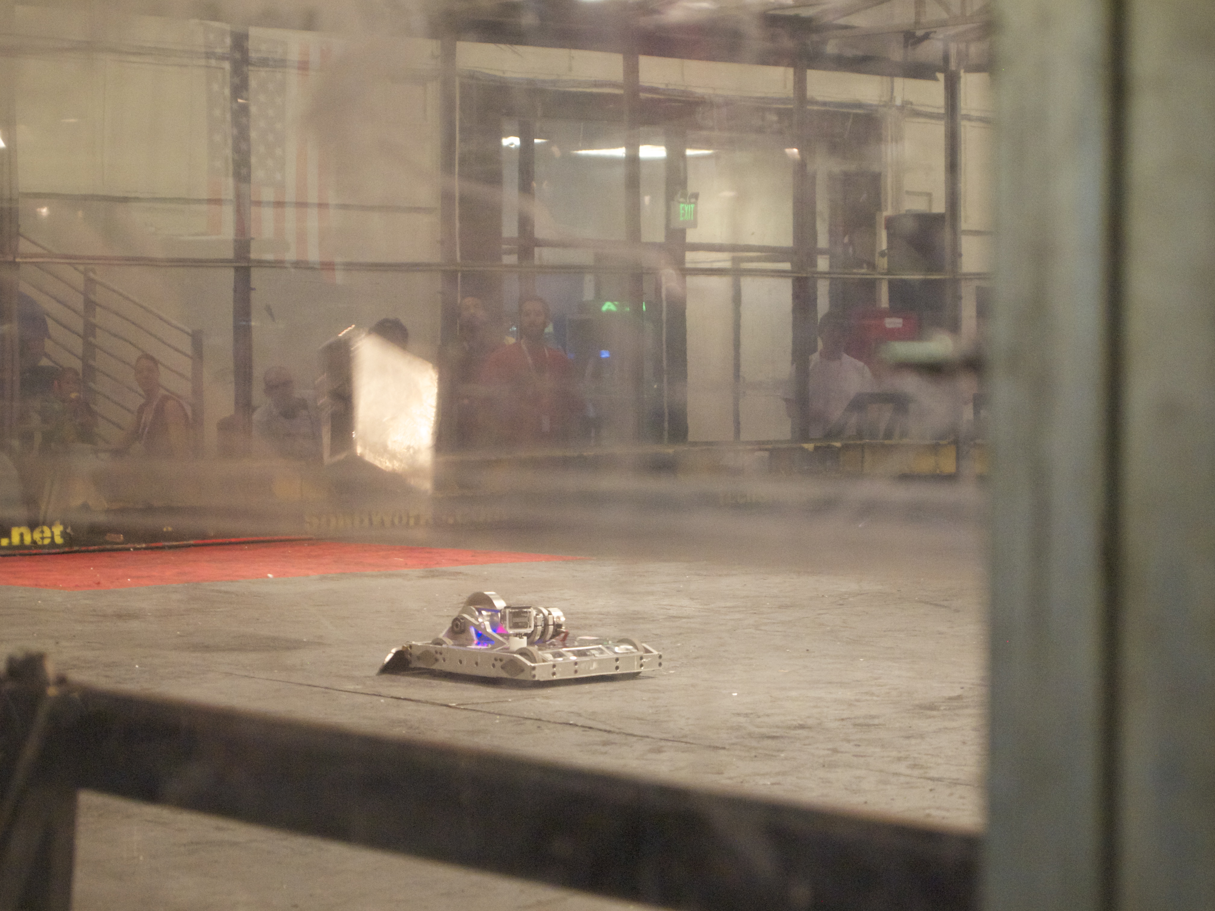 One bot tossing another.